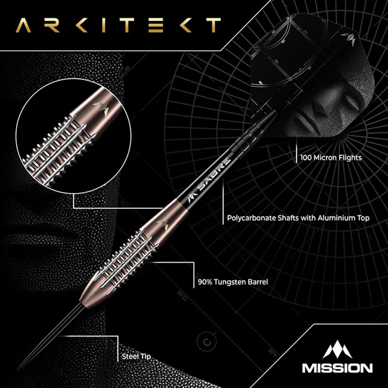 Mission Arkitekt Bronze Silica PVD 90% 21.5g - 3