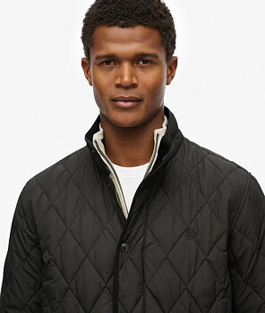 Superdry - Quilted Estate Jacket - Black