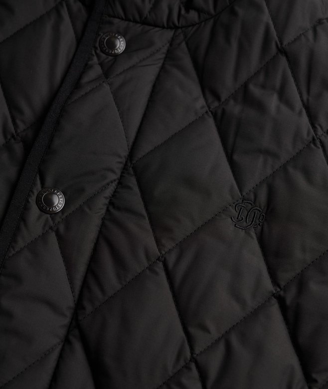 Superdry - Quilted Estate Jacket - Black - 4