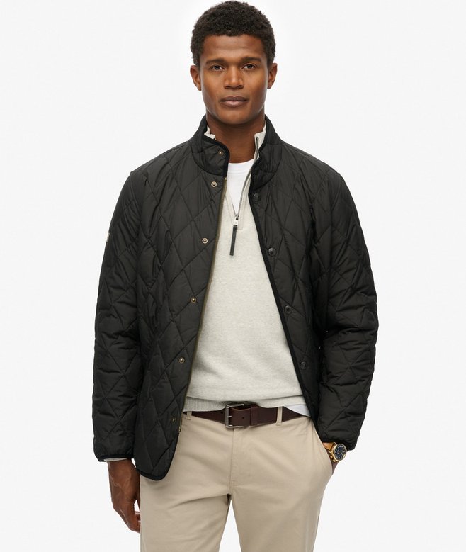 Superdry - Quilted Estate Jacket - Black