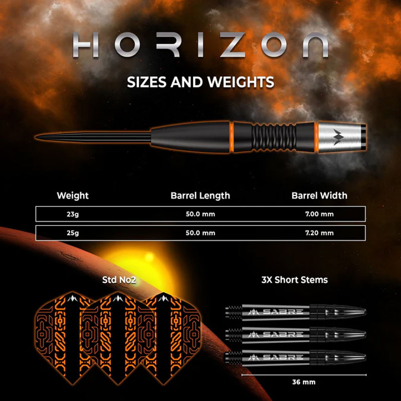Mission Horizon Black PVD & Orange 95% 22g - 4
