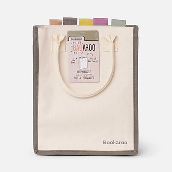 Bookaroo : Bagaroo Pastel - Praktisk tygväska med flera sorteringsfack - Perfekta presenten till en lärare!
