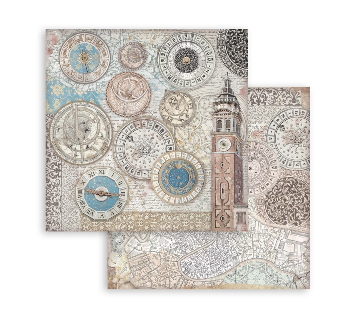 Stamperia Paper Pad 8X8 - Venice City of Art - 8