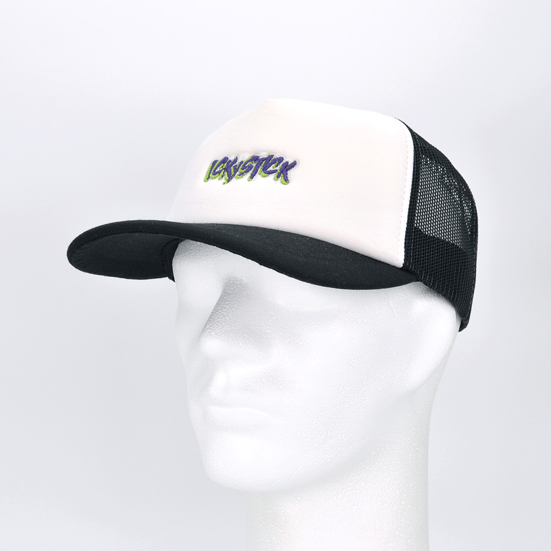 Ickystick - Horror Foam Trucker Black/White