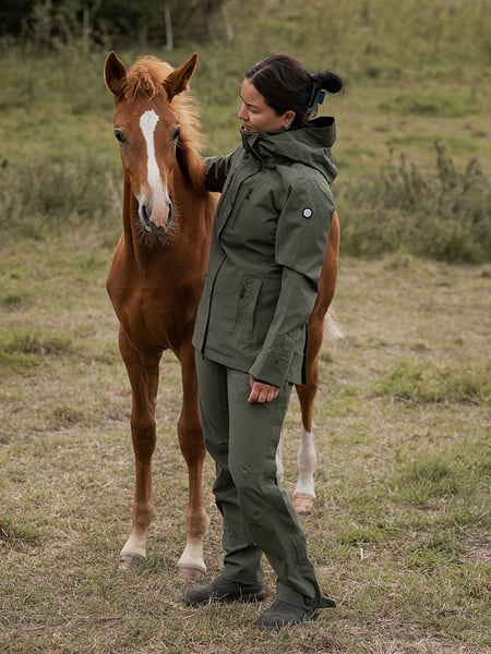 Uhip Rainy Zip Pant 2.0 Shell Pants - Willow - waterproof