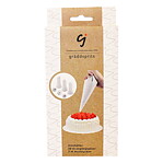 Gräddsprits, 30 plastpåsar, 3 munstycken