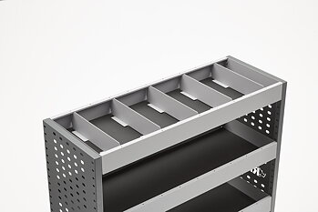 Jakaja (5 kpl) avohyllylle MR4, 380 mm syvä