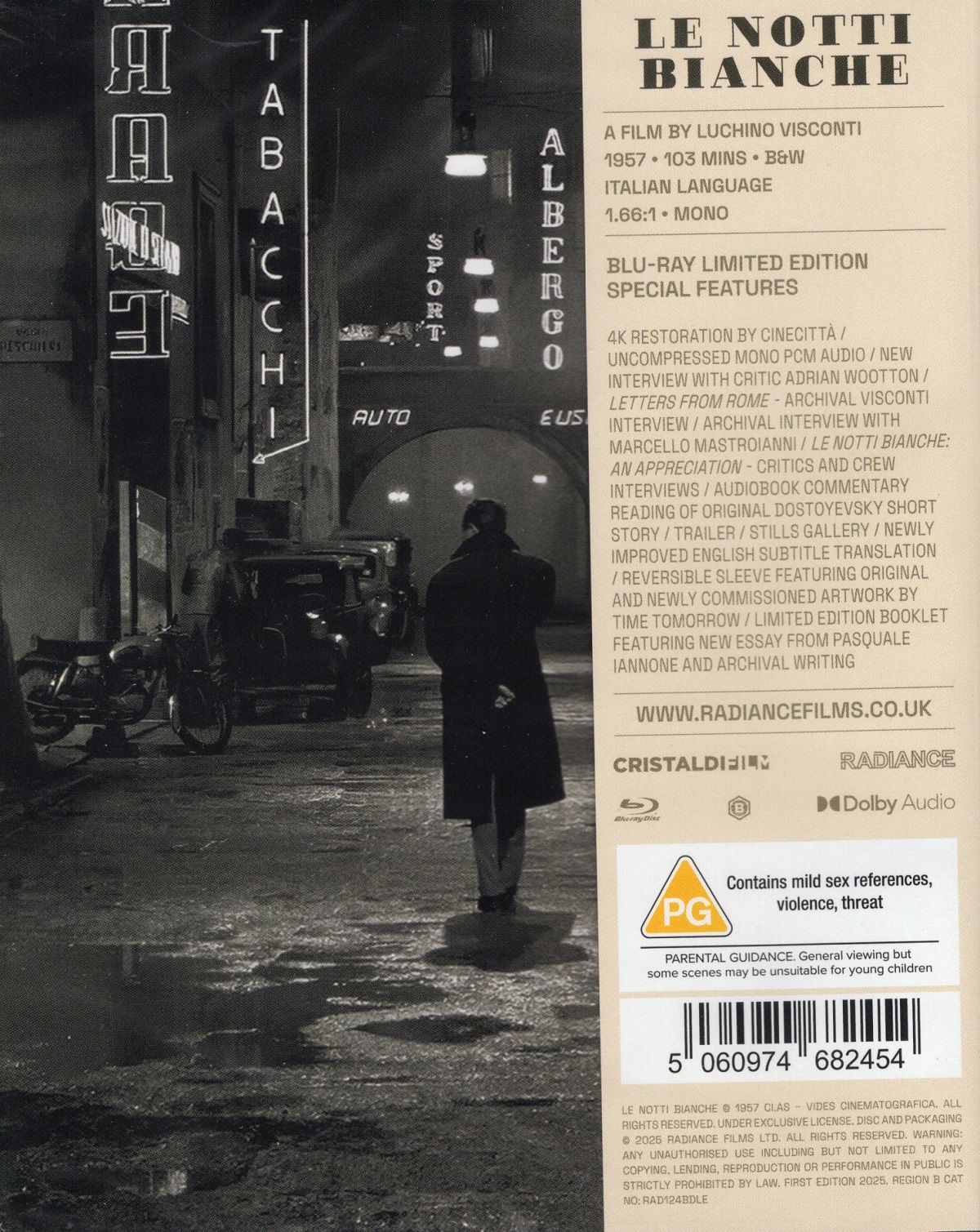 Le Notti Bianche (Limited Edition) (ej svensk text) (Blu-ray) - 2