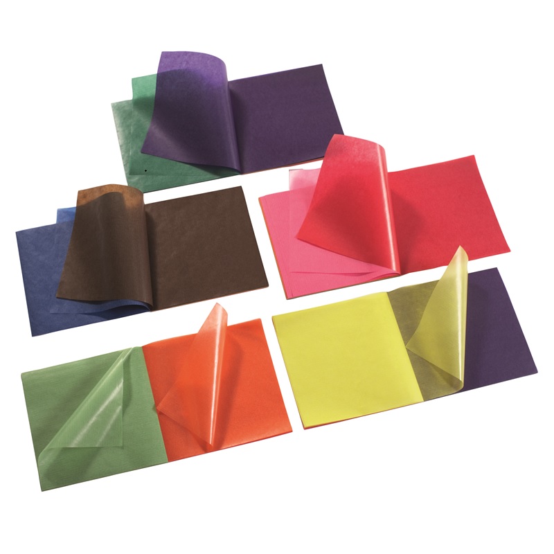 Drakpapper 22x22 cm - 100 ark - mixade färger