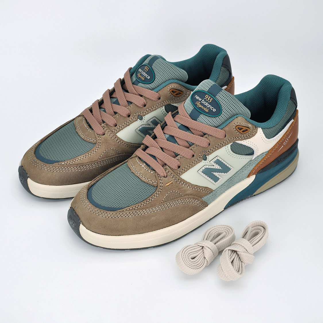 New Balance - Numeric 933 Reynolds Mushroom/New Spruce - 2