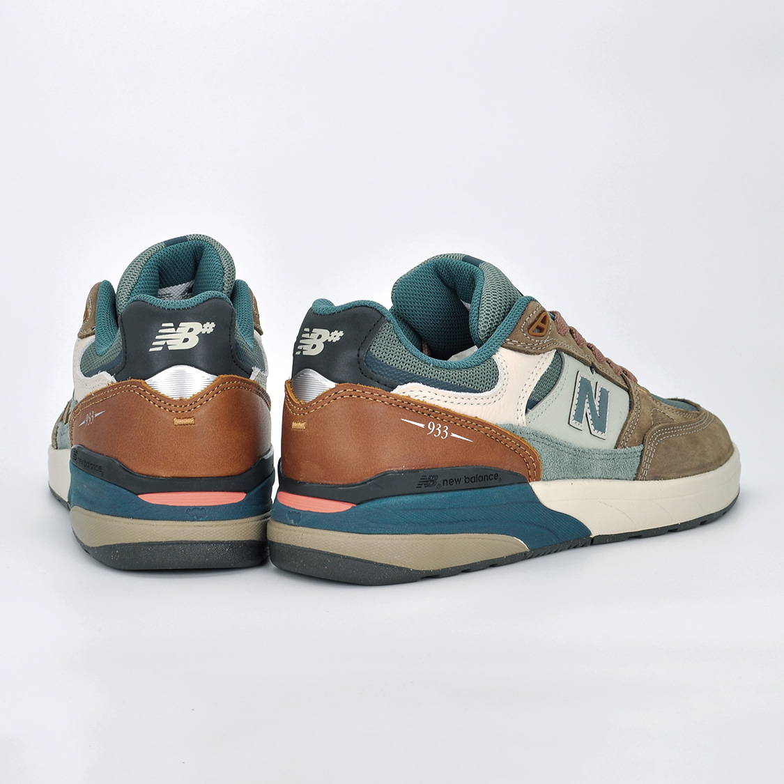 New Balance - Numeric 933 Reynolds Mushroom/New Spruce - 5