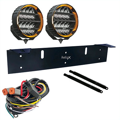 BriodLights Olympus 9 LED Ekstralys | Black | 2-pakke