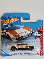 Hot Wheels GTC86 Lamborghini Countach Police Car Treasure Hunt