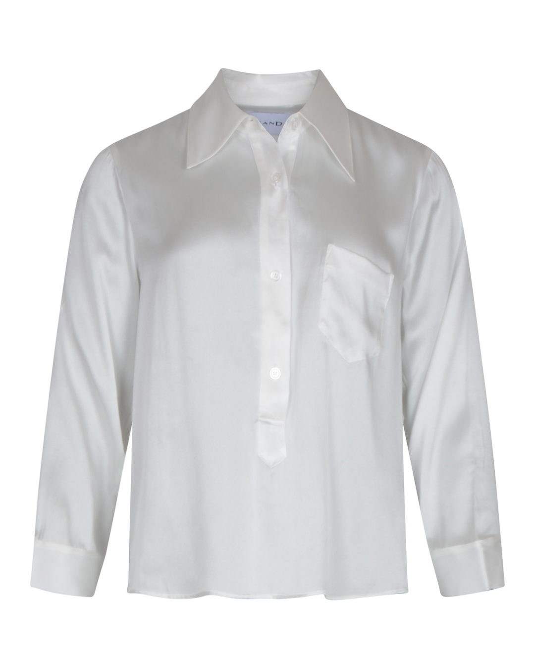 Sidenblus Matt Nepeta offwhite - 4