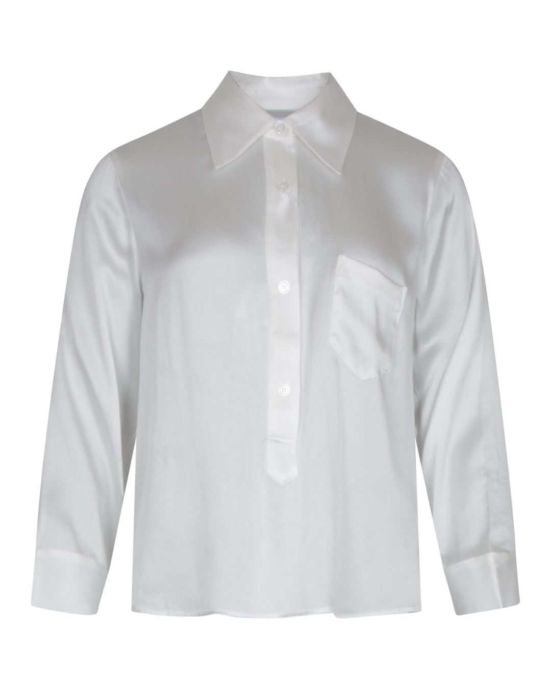 Sidenblus Matt Nepeta offwhite - 3