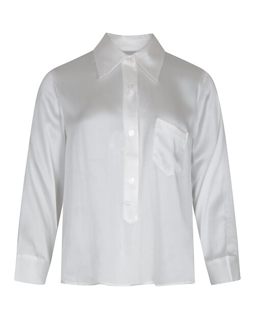 Sidenblus Matt Nepeta offwhite - 3