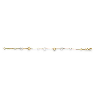 Kultainen rannerengas 18K HELMI 3,5-4MM DOT