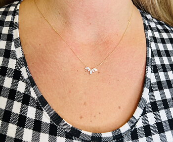 Kultainen kaulakoru 18K CZ BRIDAL