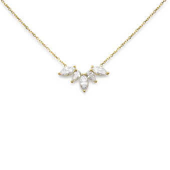Kultainen kaulakoru 18K CZ BRIDAL