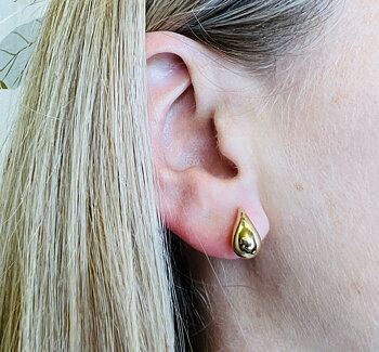Gold earrings DROPPE 18K SMALL