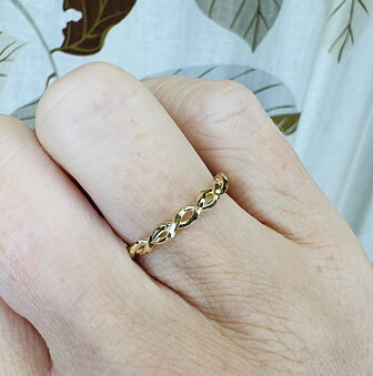 RING 18K OMLOTT STL 54