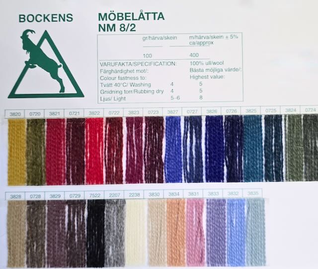 Bockens Möbelåtta  8/2 yllebroderigarn - 22