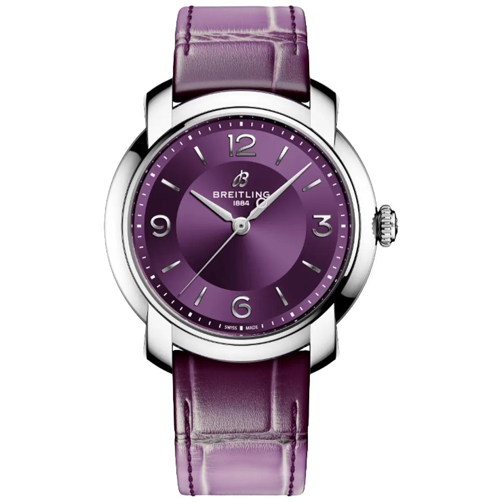 A10310121Q1P1 Breitling Lady Premier Automatic 36 lila