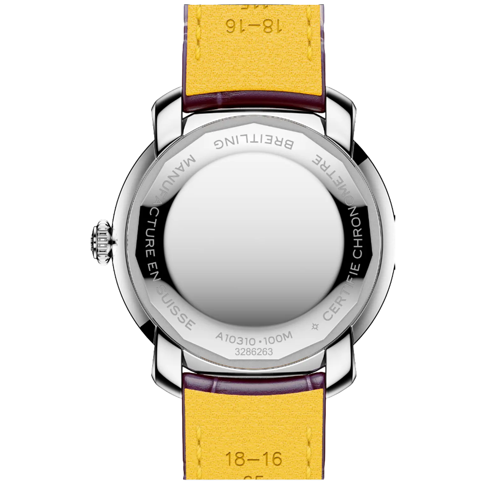 A10310121Q1P1 Breitling Lady Premier Automatic 36 lila baksida
