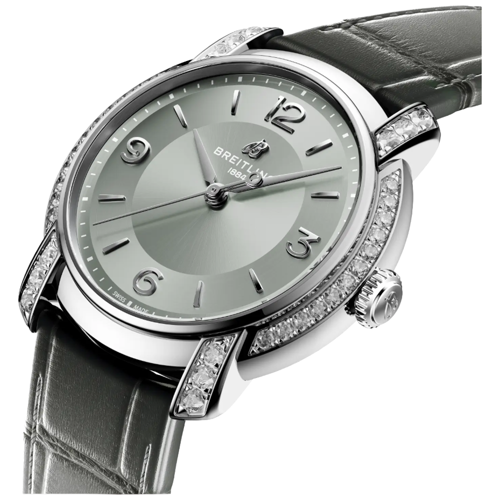 A10310671M1P1 Breitling Lady Premier Automatic 36 silver profil