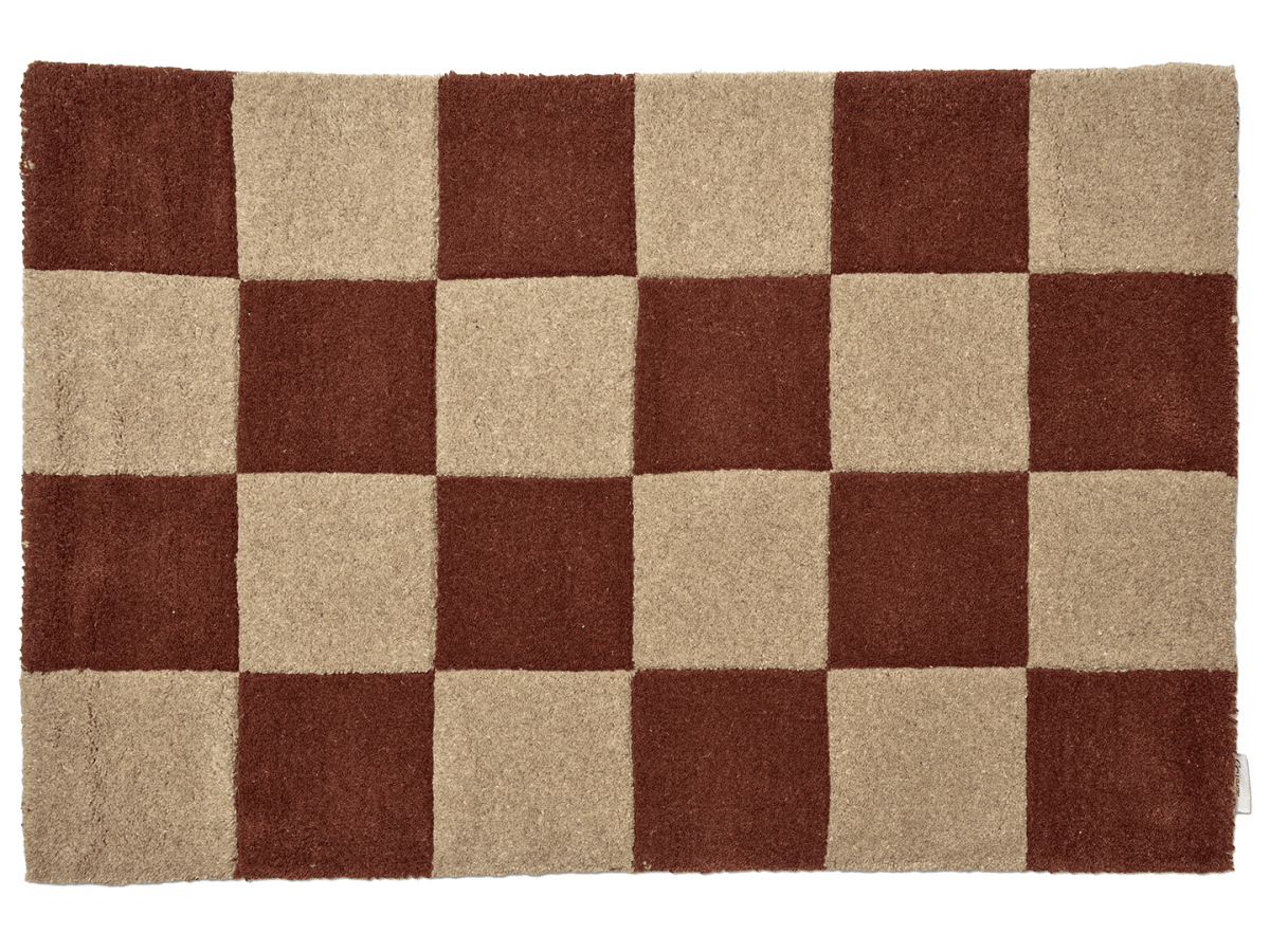 Dörrmatta Square Terracotta/Natur 60x90cm