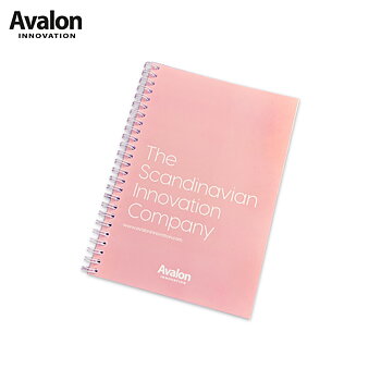 Avalon Spiralblock A5 Rosa - Olinjerade sidor