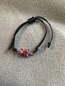 Armband onesize rosa/röd