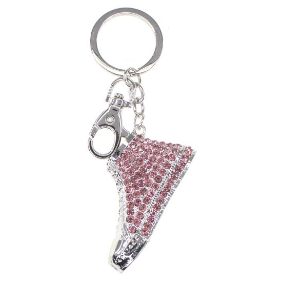 Nyckelring/Bag Charm Sko Rosa