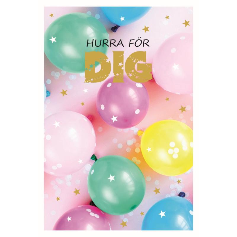 Dubbla Barnkort Hurra för dig