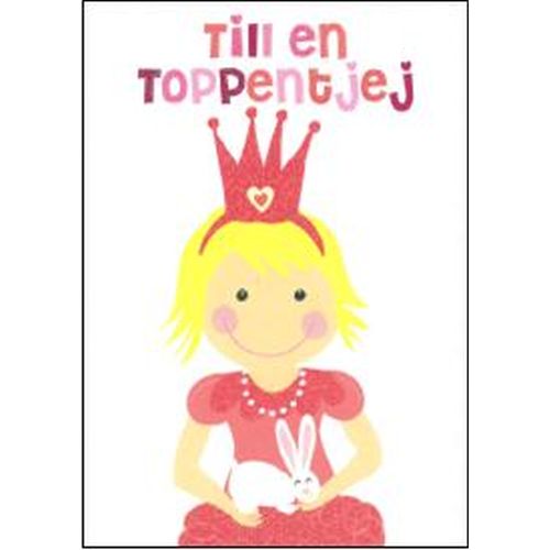Dubbelt Födelsedagskort Till en Toppen Tjej