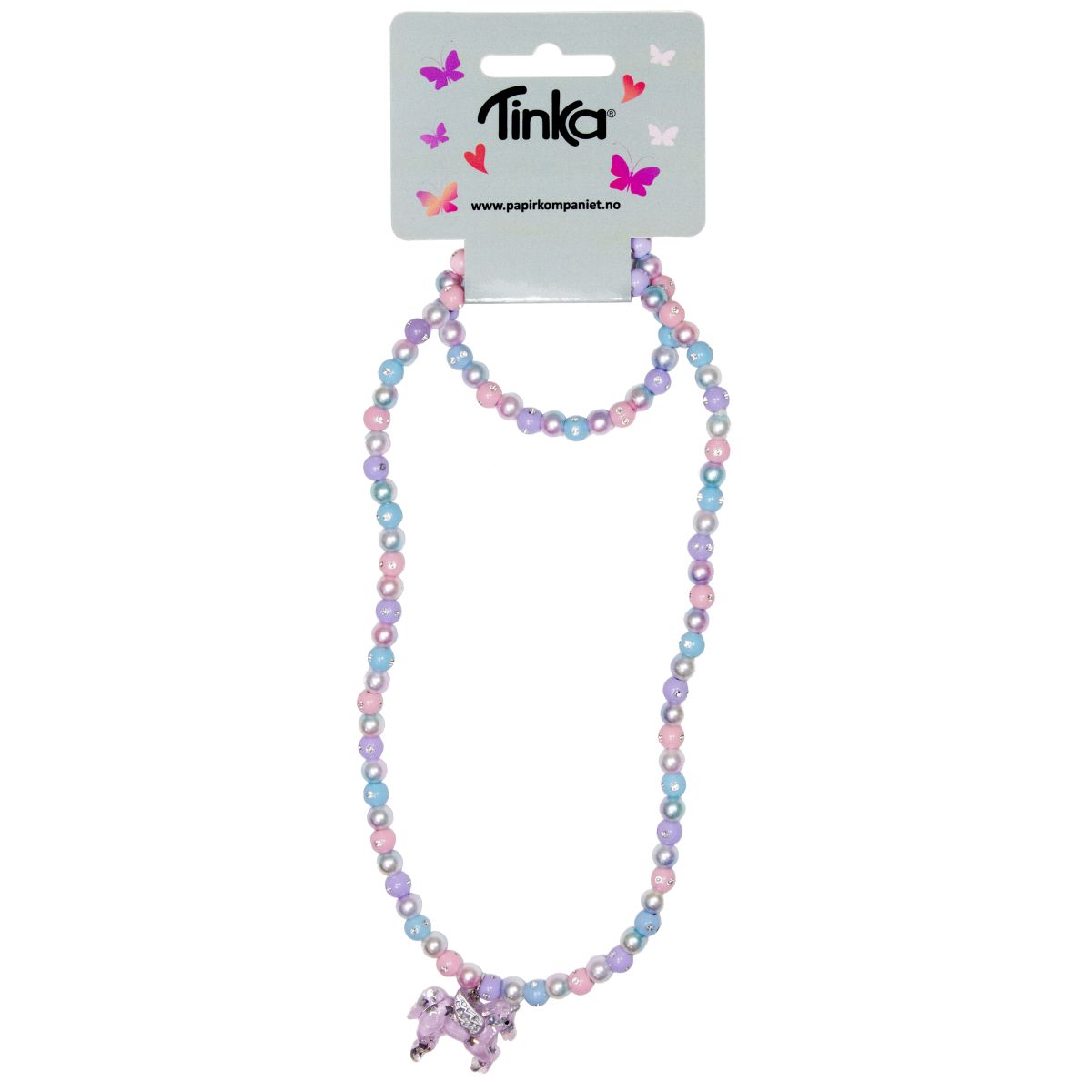Halskedja/Armband Lila - Tinka