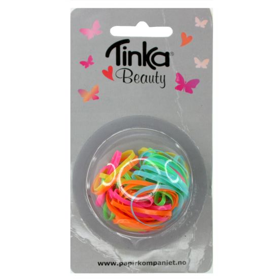 Hårsnodd 50 st. 5 Färger Neon - Tinka