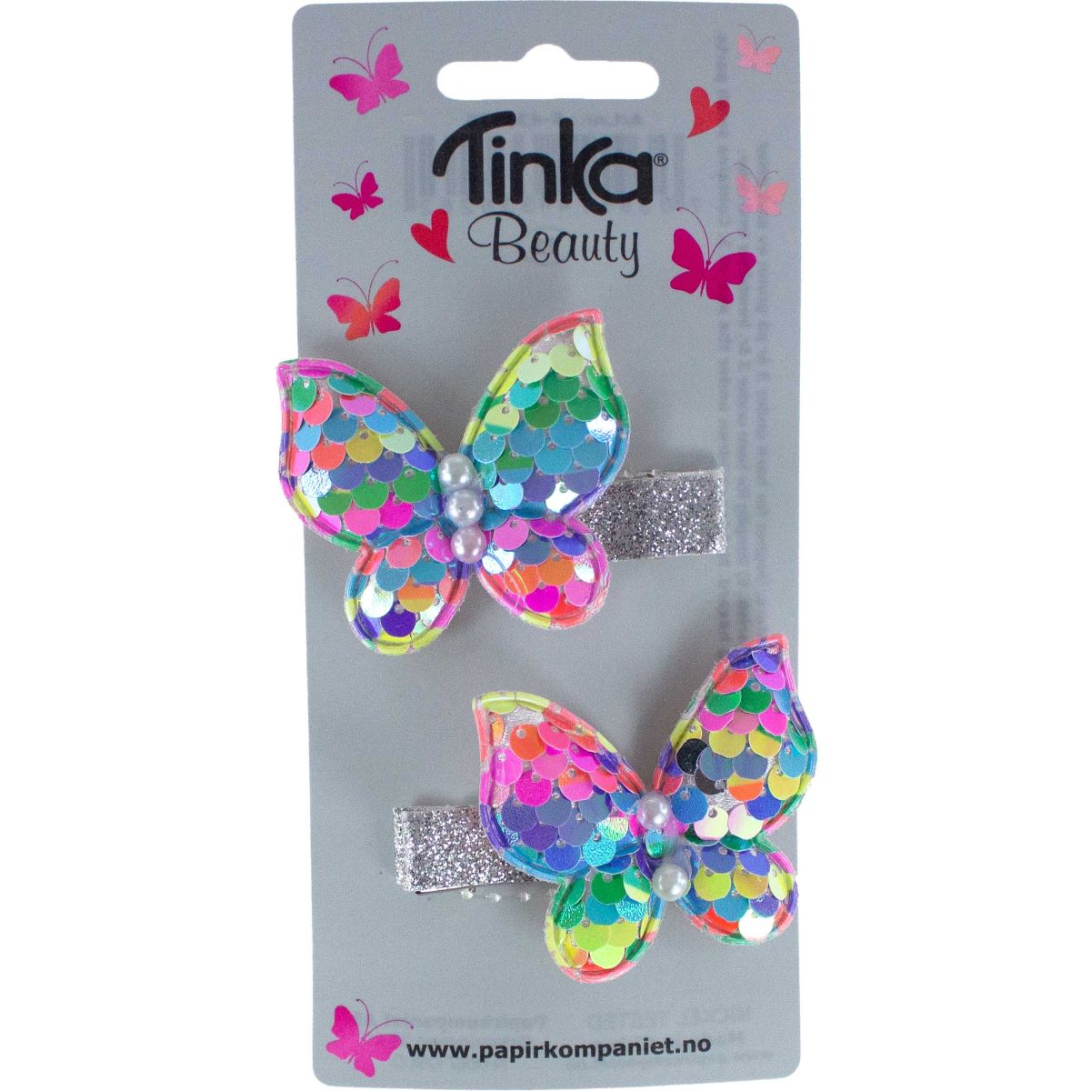 Hårclips Fjäril 2 st - Tinka