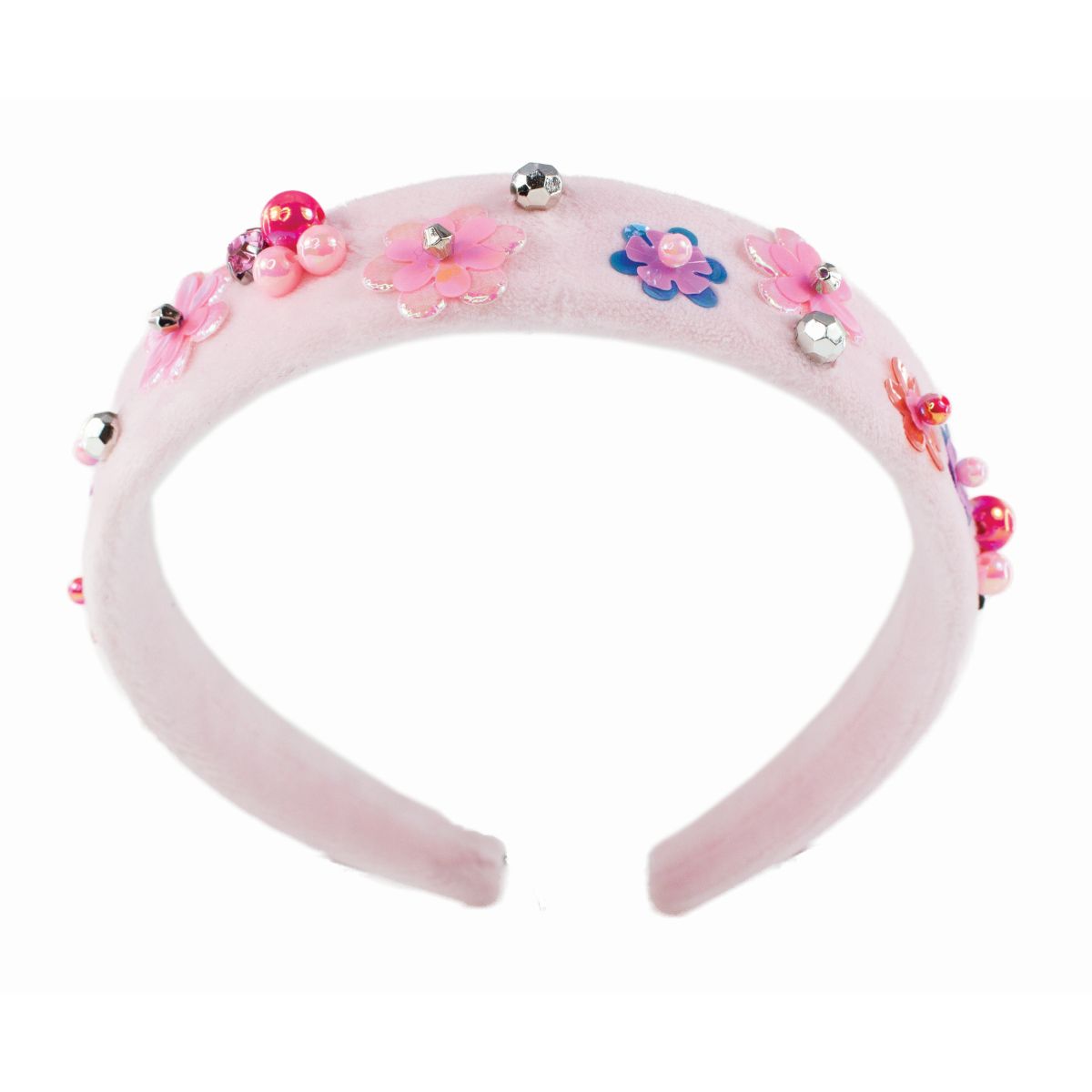 Hårband Rosa med Pynt - Tinka