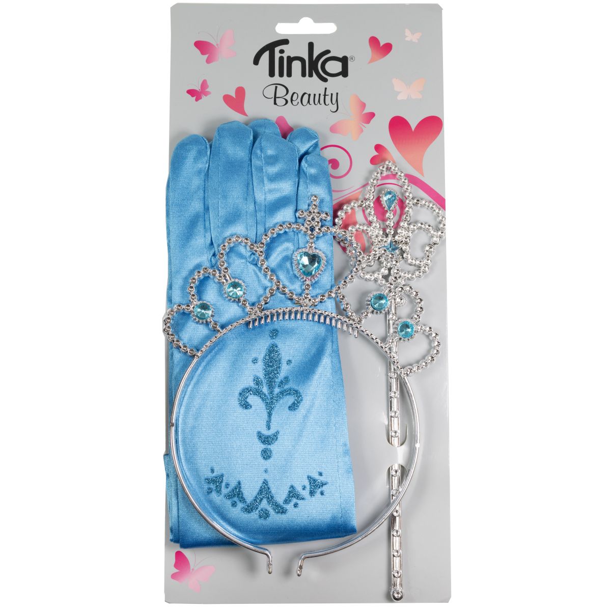 Prinsess Set Tiara, Handskar - Tinka