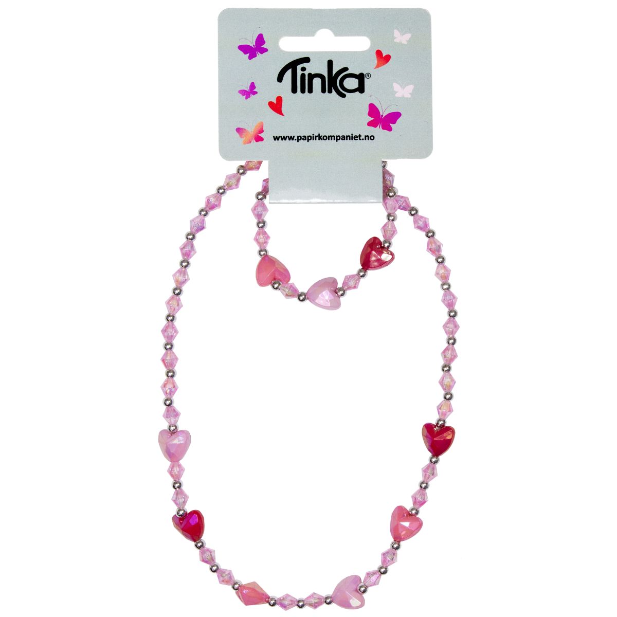 Halskedja med Armband Hjärta - Tinka
