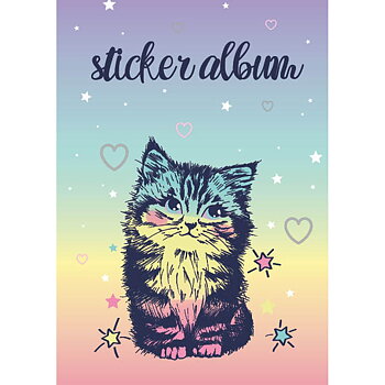 Sticker Album 14,5 x 21 cm Katt - Tinka