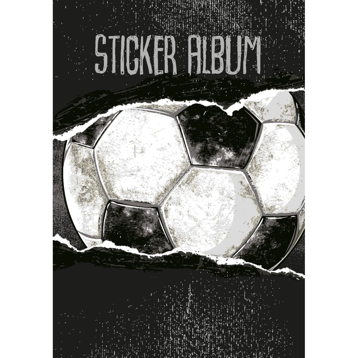 Sticker Album 14,5 x 21 cm Fotboll - Tinka