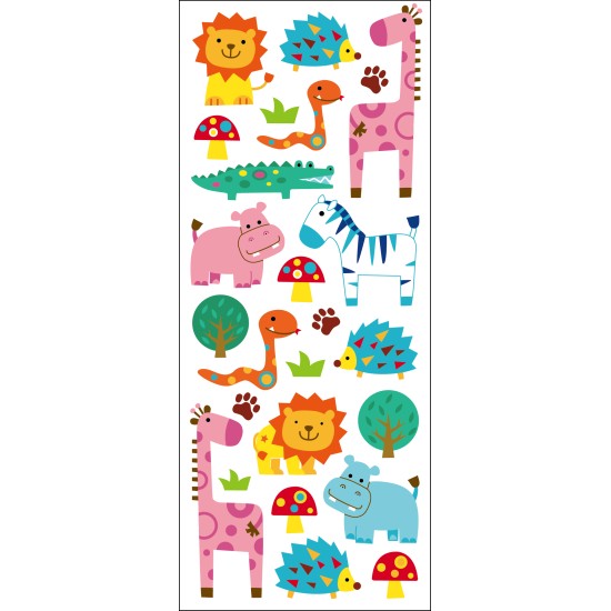 Stickers Funny Animals - Tinka