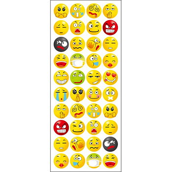 Stickers Smileys Stora - Tinka