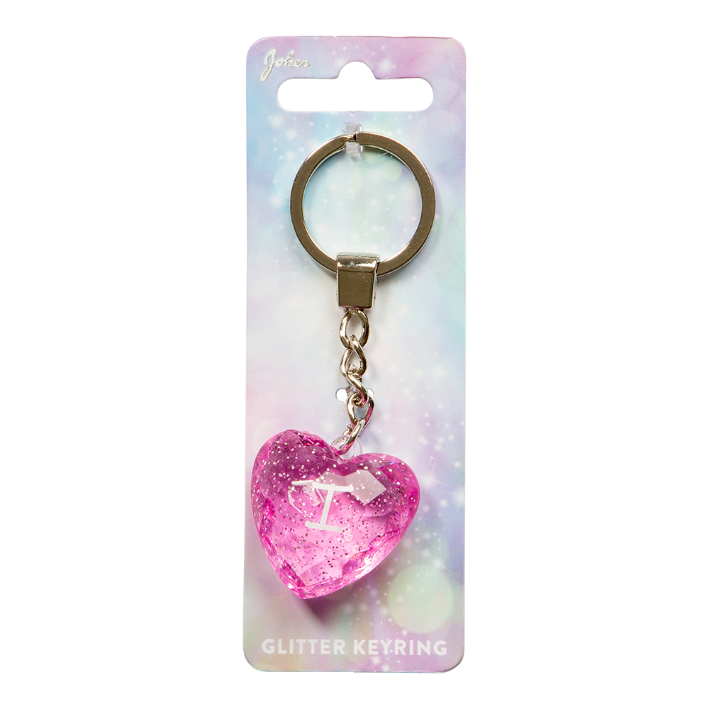 Nyckelring Glitter Heart I