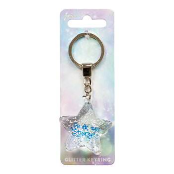 Nyckelring Glitter Star Du Är En Stjär