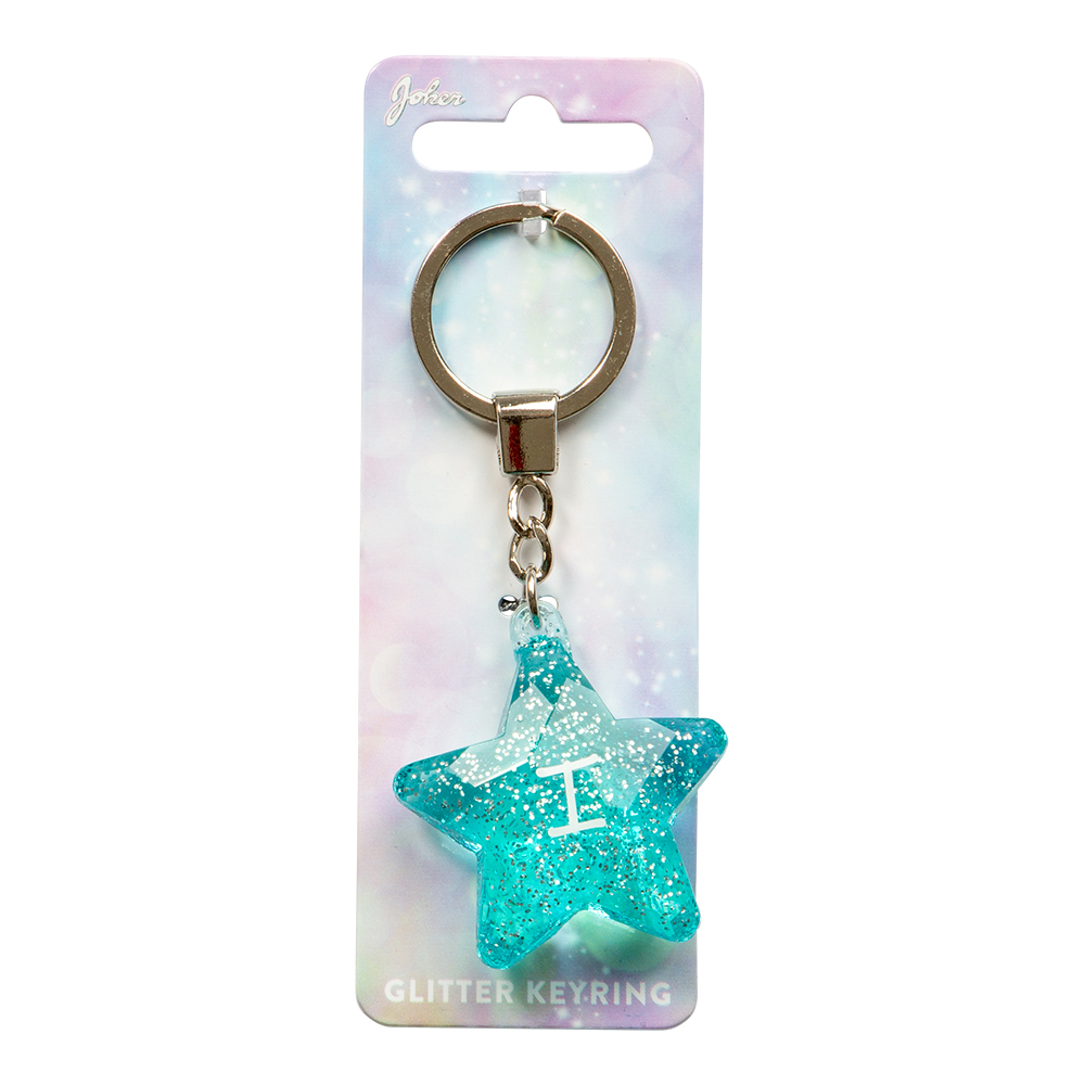 Nyckelring Glitter Star I