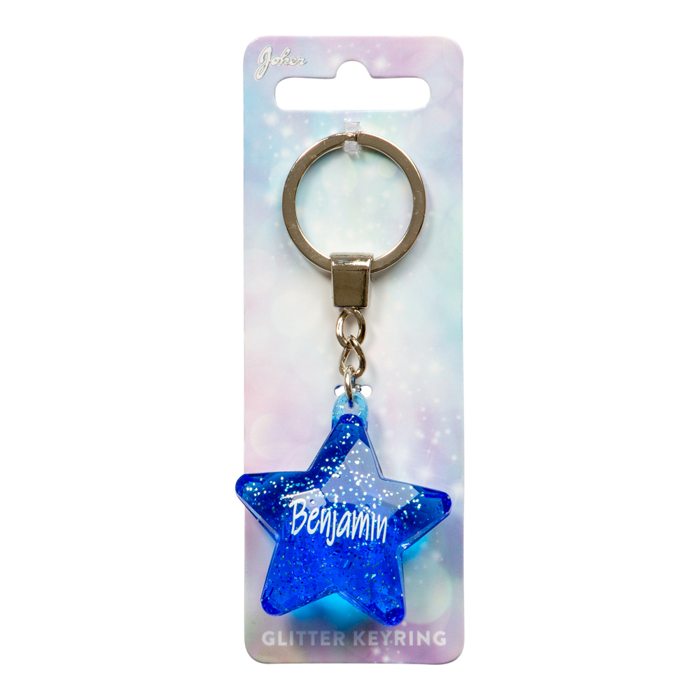 Nyckelring Glitter Star Benjamin