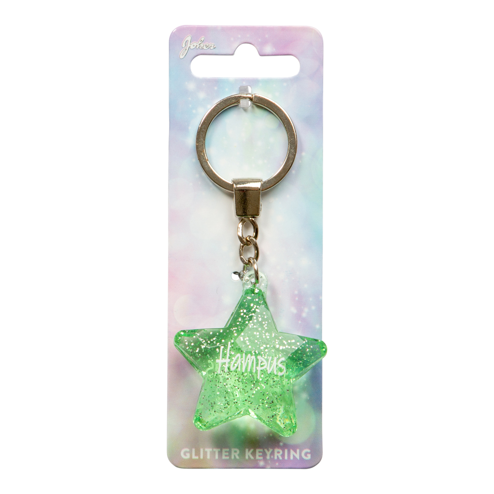 Nyckelring Glitter Star Hampus